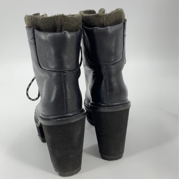 COPY - Shellys London Celee Lace Up Heeled Platform Ankle - Picture 5 of 12